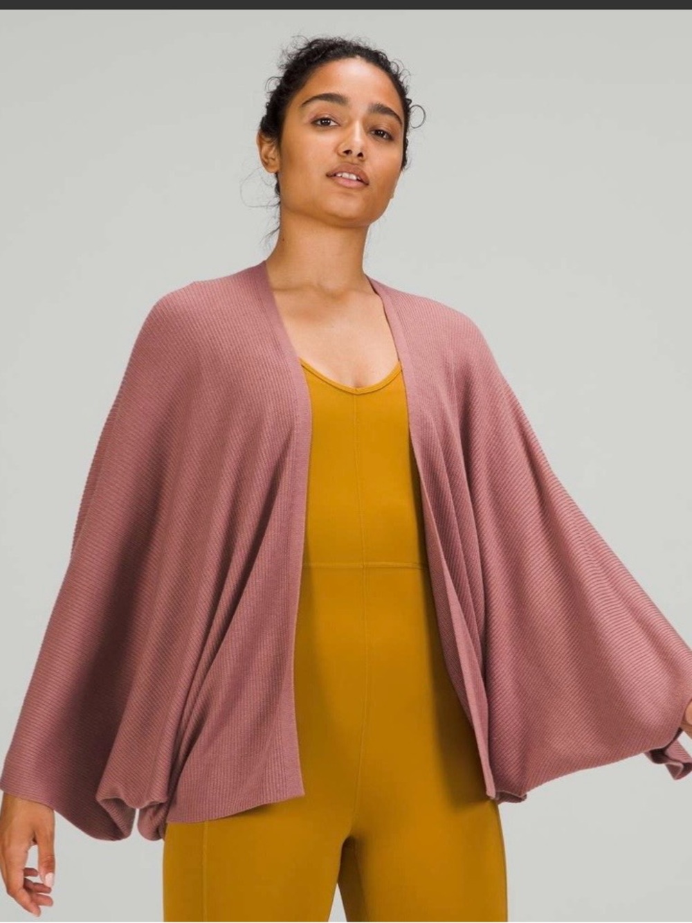 Lululemon cashlu knit textured wrap XS/small